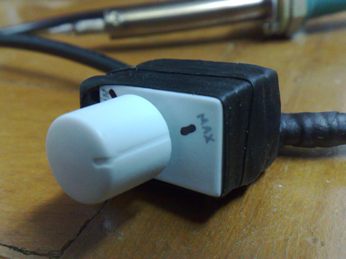detalhe do dimmer