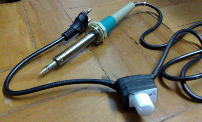 ferro de solda com dimmer