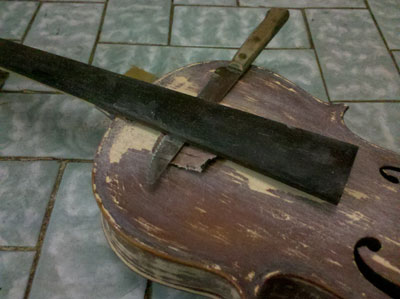 improvisando na lixa