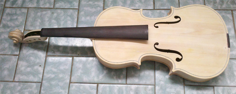 violino lixado